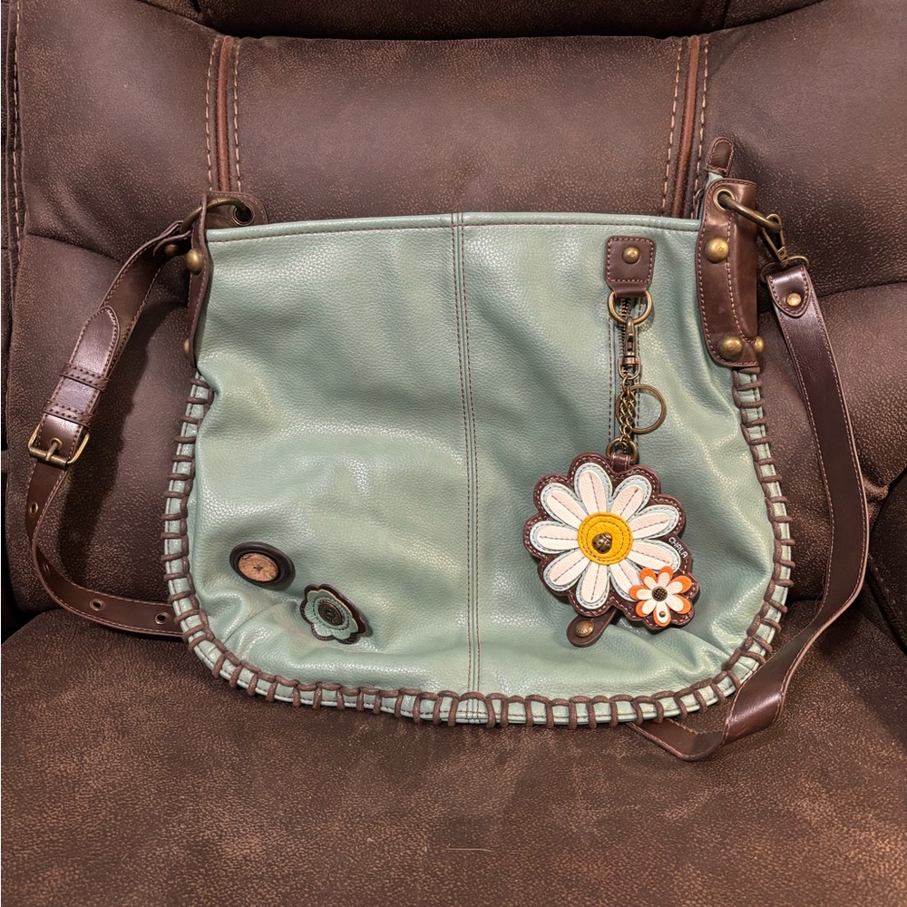 Green and Brown Chala Crossbody